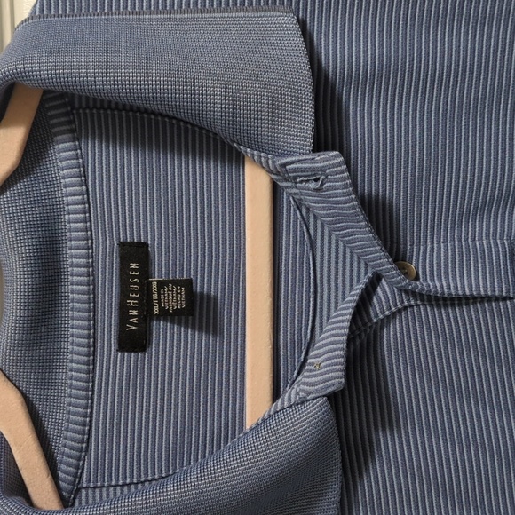 Van Heusen blue golf polo - Picture 2 of 3